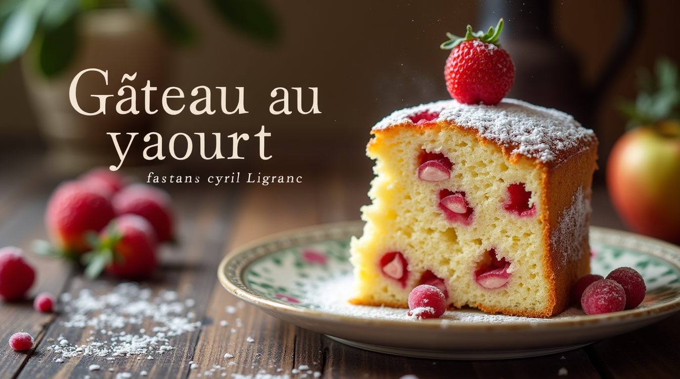 Recette Gâteau au Yaourt façon Cyril Lignac