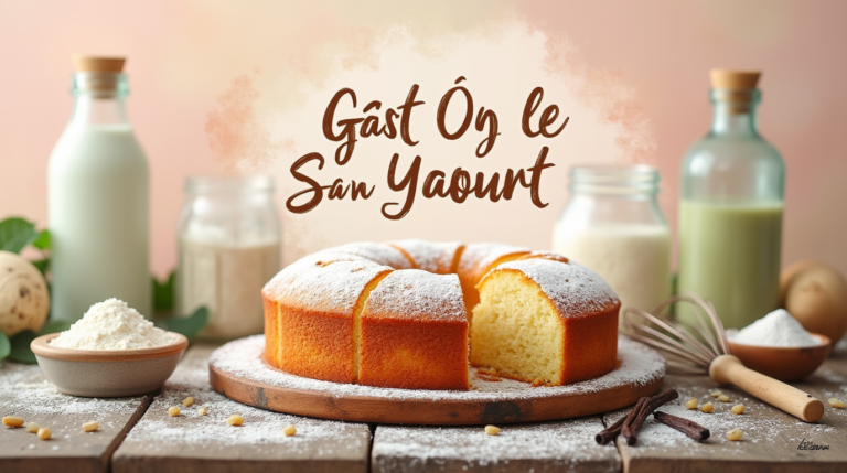 Recette Gâteau Sans Œuf et Sans Yaourt