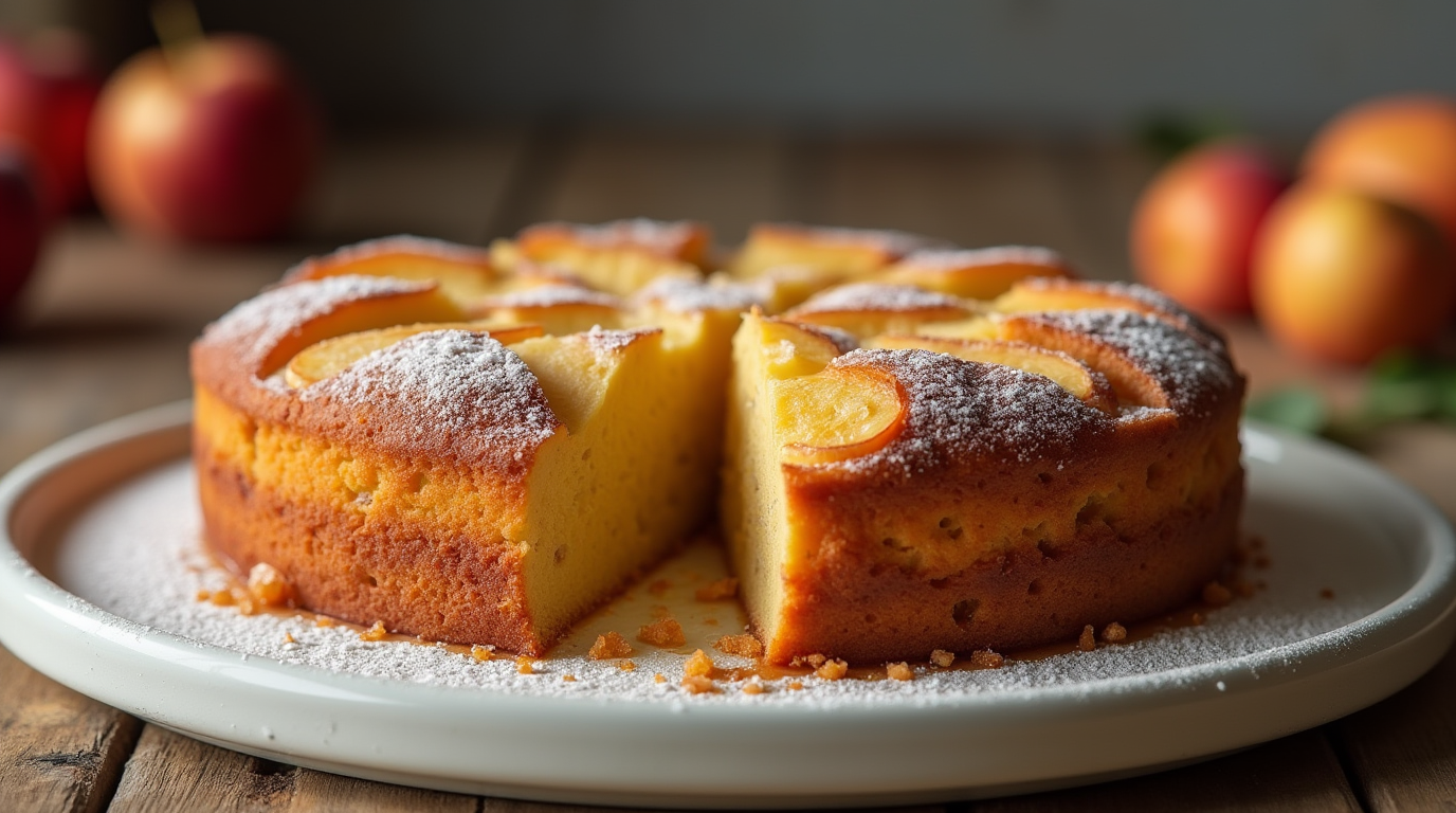 cake au yaourt et aux pommes