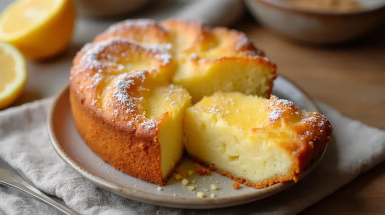 gâteau au yaourt avec du beurre et sans œufs