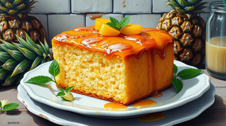 gateau yaourt ananas